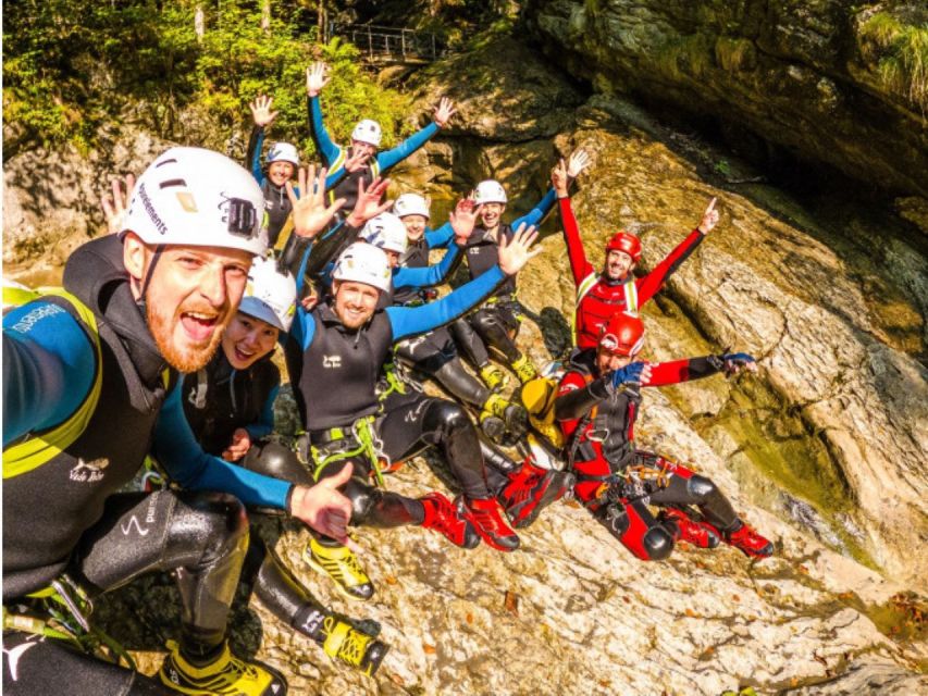Starzlach Gorge: Beginners Canyoning Tour - The 18-meter slide finale