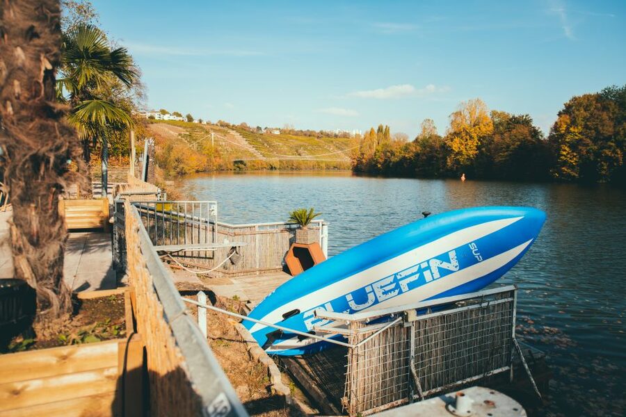 Stuttgart: Stand Up Paddling Rental - Reading the route map before you paddle