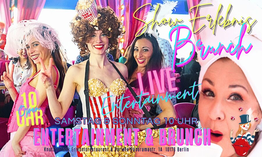 suprise-brunch at adventure restaurant Knutschfleck Berlin - 10 am to 3 pm: how the brunch unfolds