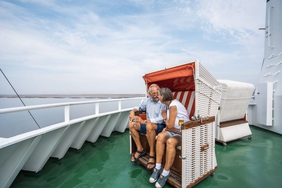 Sylt: Round-Trip or 1-Way Passenger Ferry to Rømø, Denmark - The 40-minute crossing across the Wadden Sea