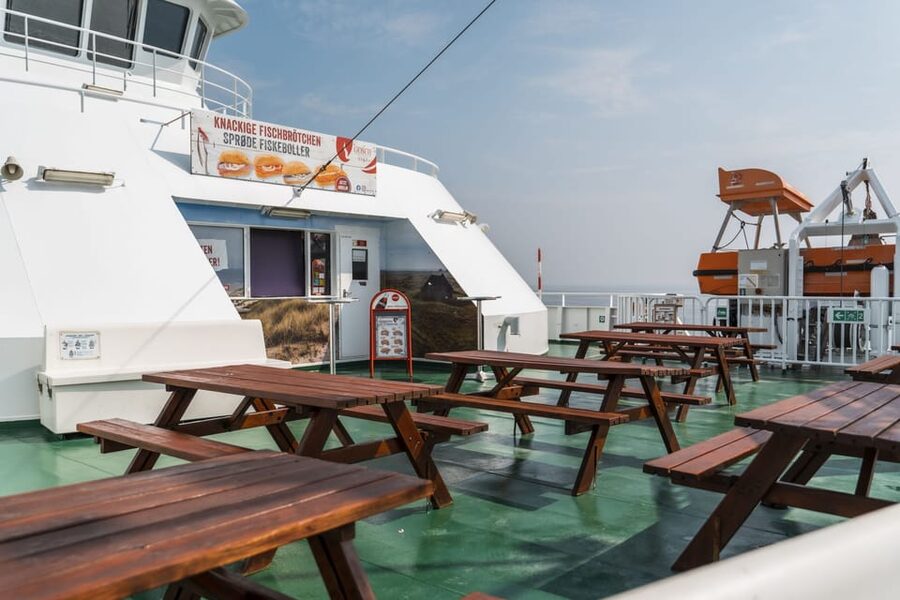 Sylt: Round-Trip or 1-Way Passenger Ferry to Rømø, Denmark - Food, drinks, and shopping onboard