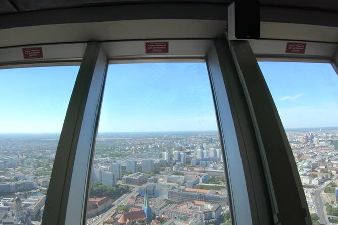 Ticket Admission to Berlin TV Tower - The 360-degree view and what you can identify