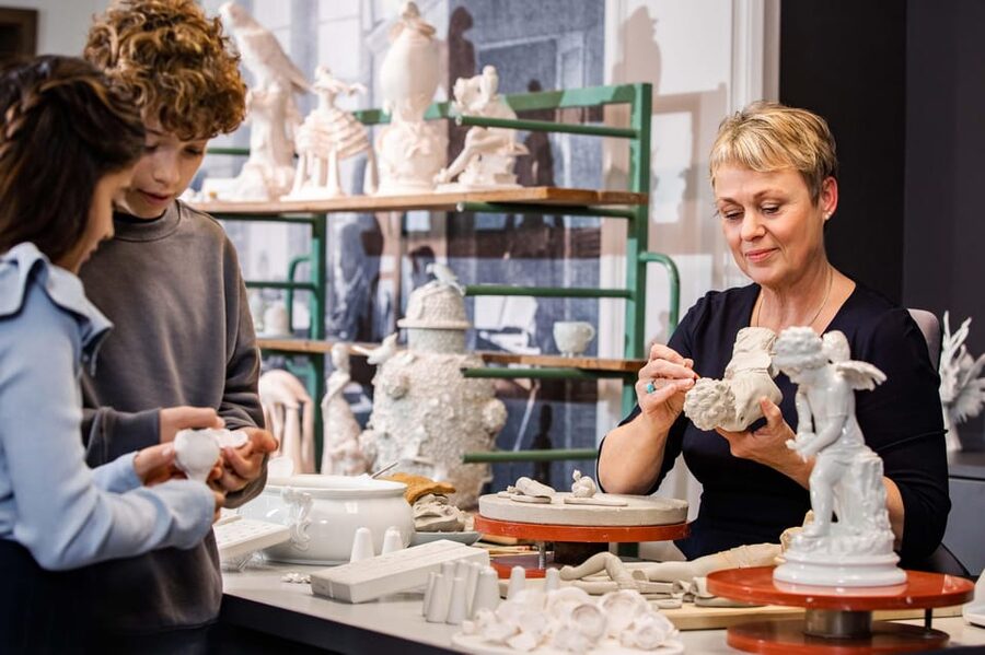 Tickets to the Meissen Porcelain Factory - A Cafe Snack on Meissen Porcelain