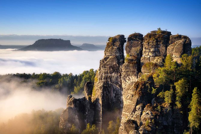 Top Full-Day Adventure: Bohemian & Saxon Switzerland from Dresden - Hřensko: lunch below the cliffs