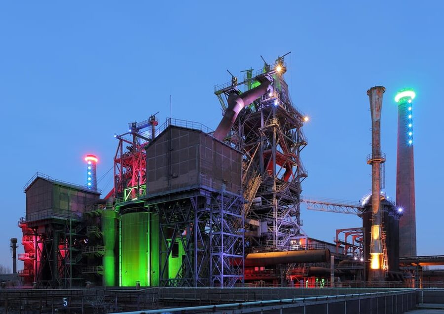 Torchlight tour of the old ironworks - Cold weather, stairs, and the real comfort level