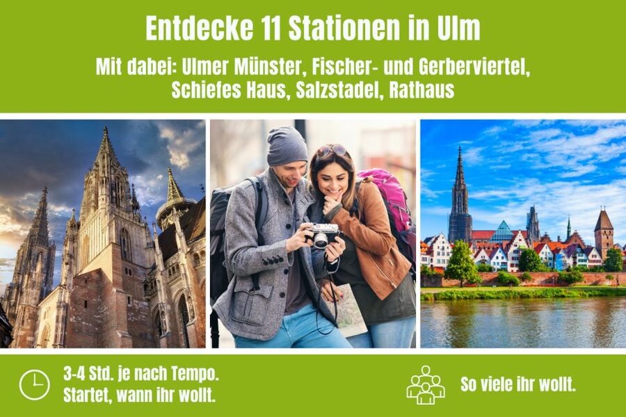 Ulm: Scavenger Hunt Self-Guided Walking Tour - Berblinger Tower and the crooked Butcher’s Tower